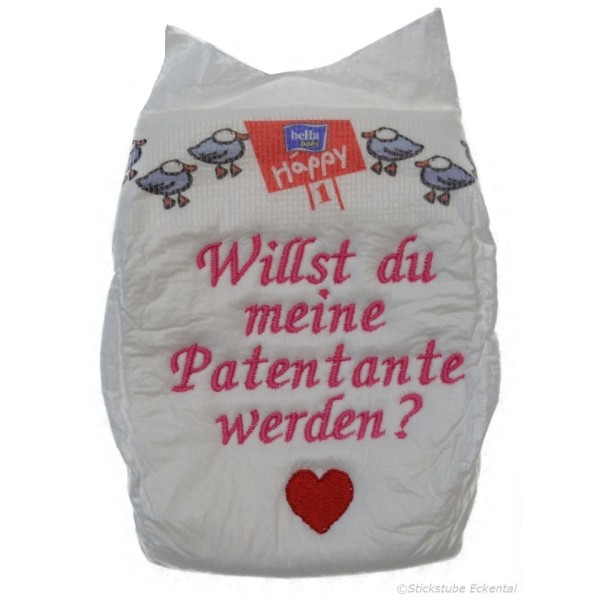 Windel Taufe Patentante